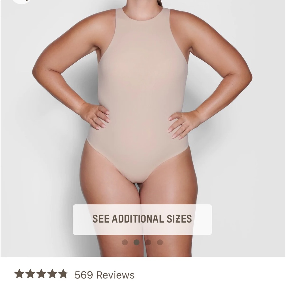 Skims Fits Everybody Bodysuit- Size XL, Mica